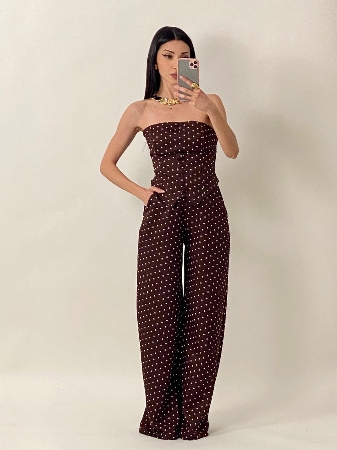 Tailleur "Dama" Marrone