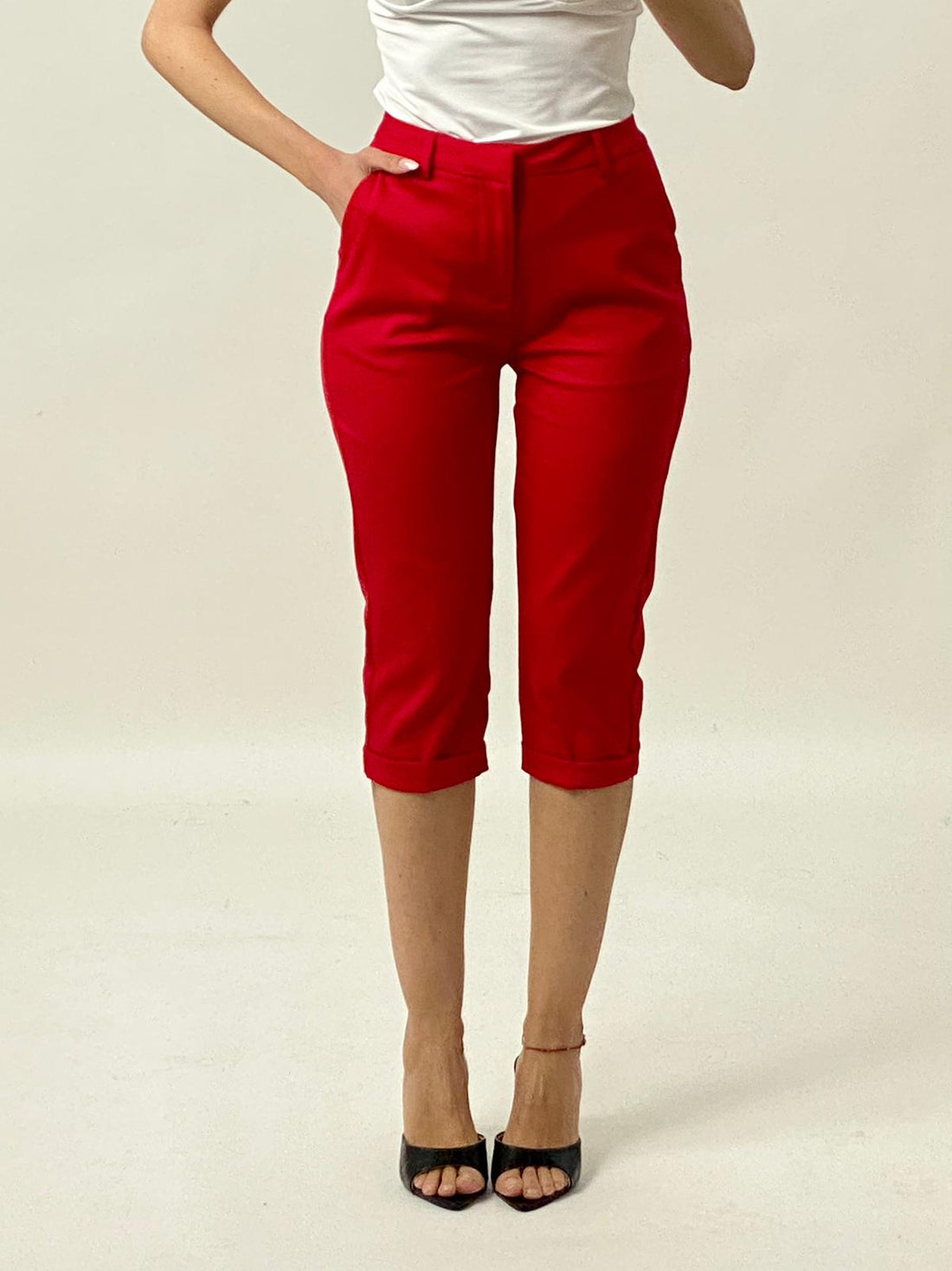 Capri pant "Rosso"