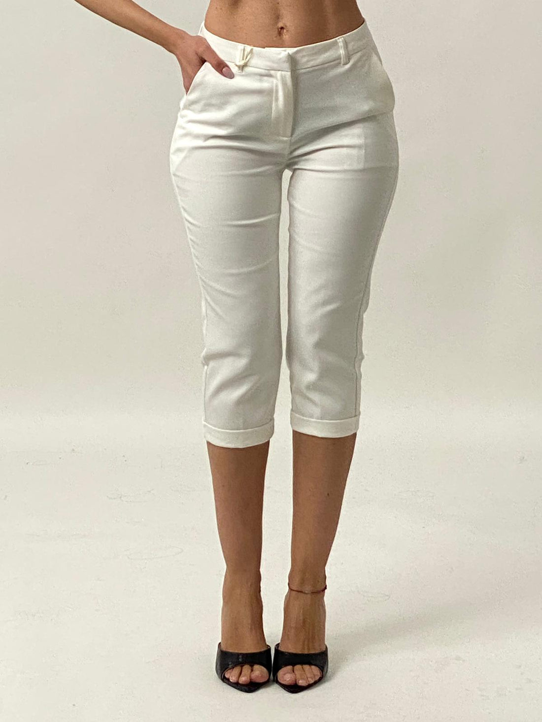 Capri pant "Bianco"