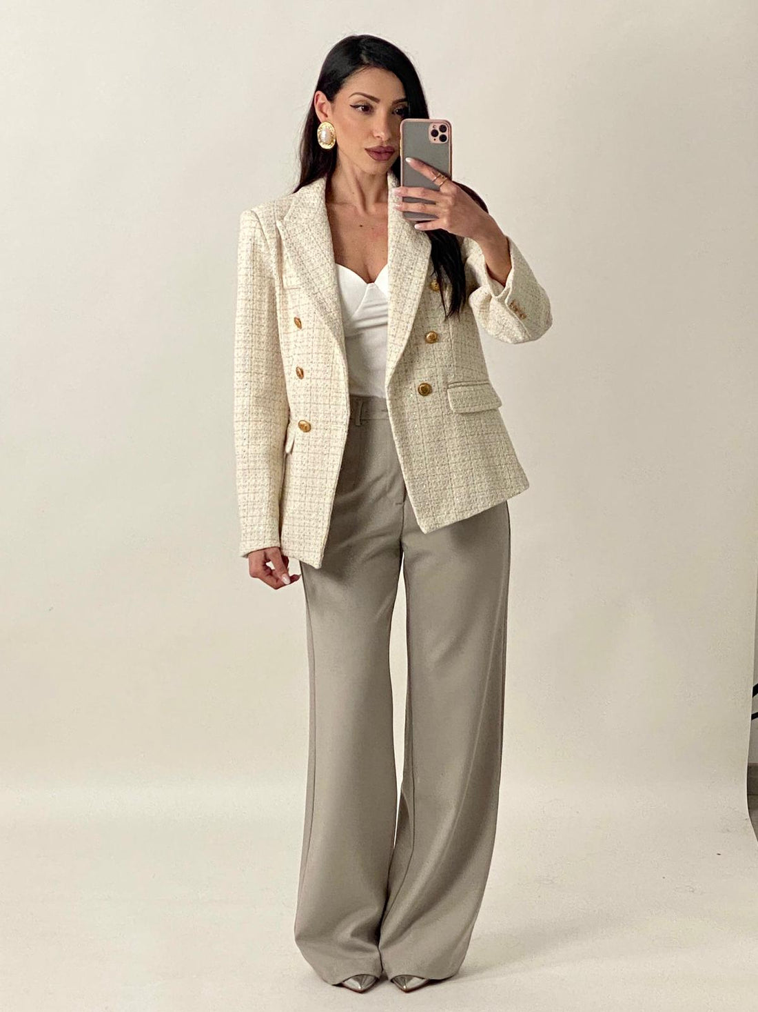 Pantalone "Pure" Tortora