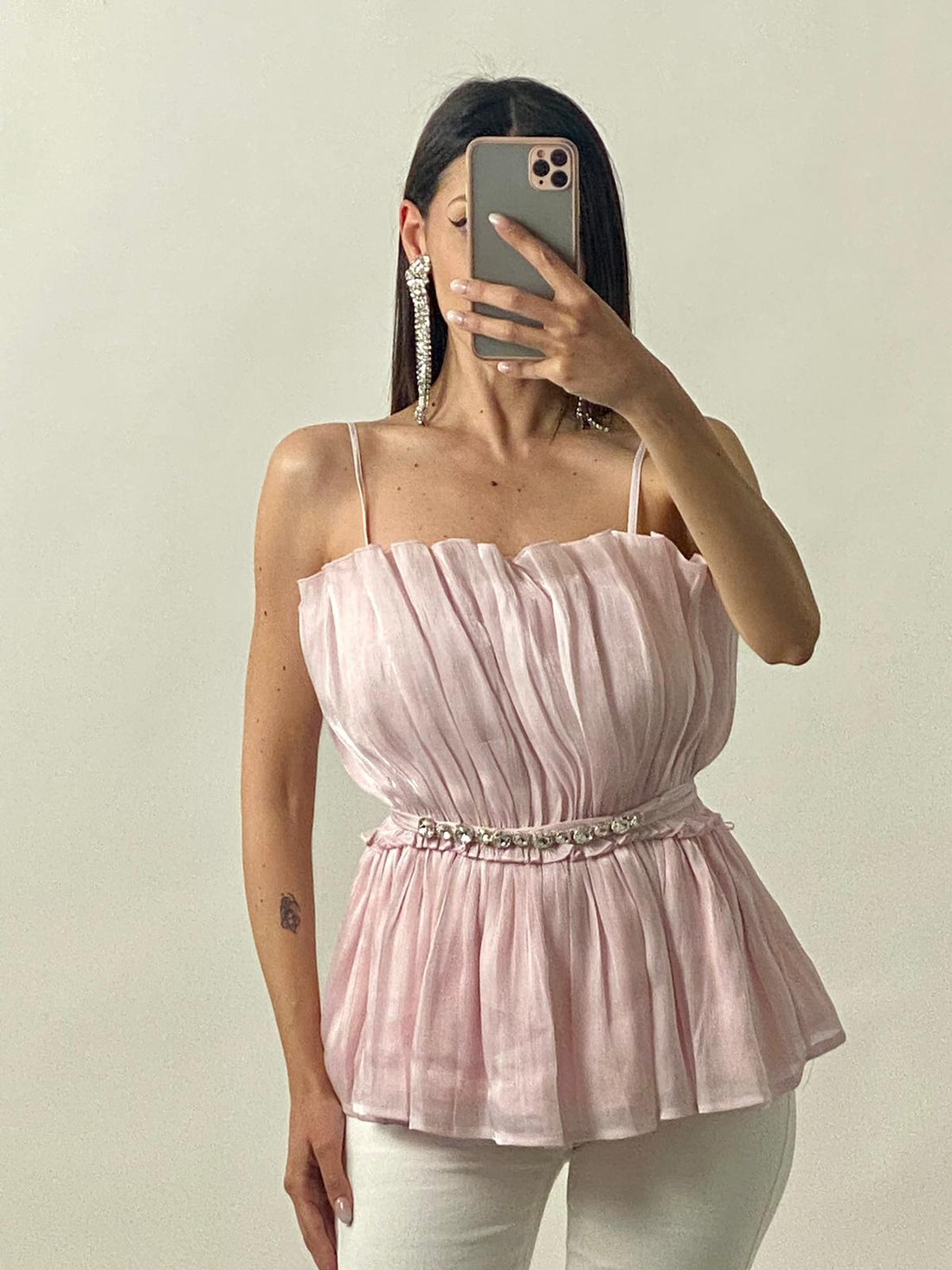 Top "Marble" Rosa