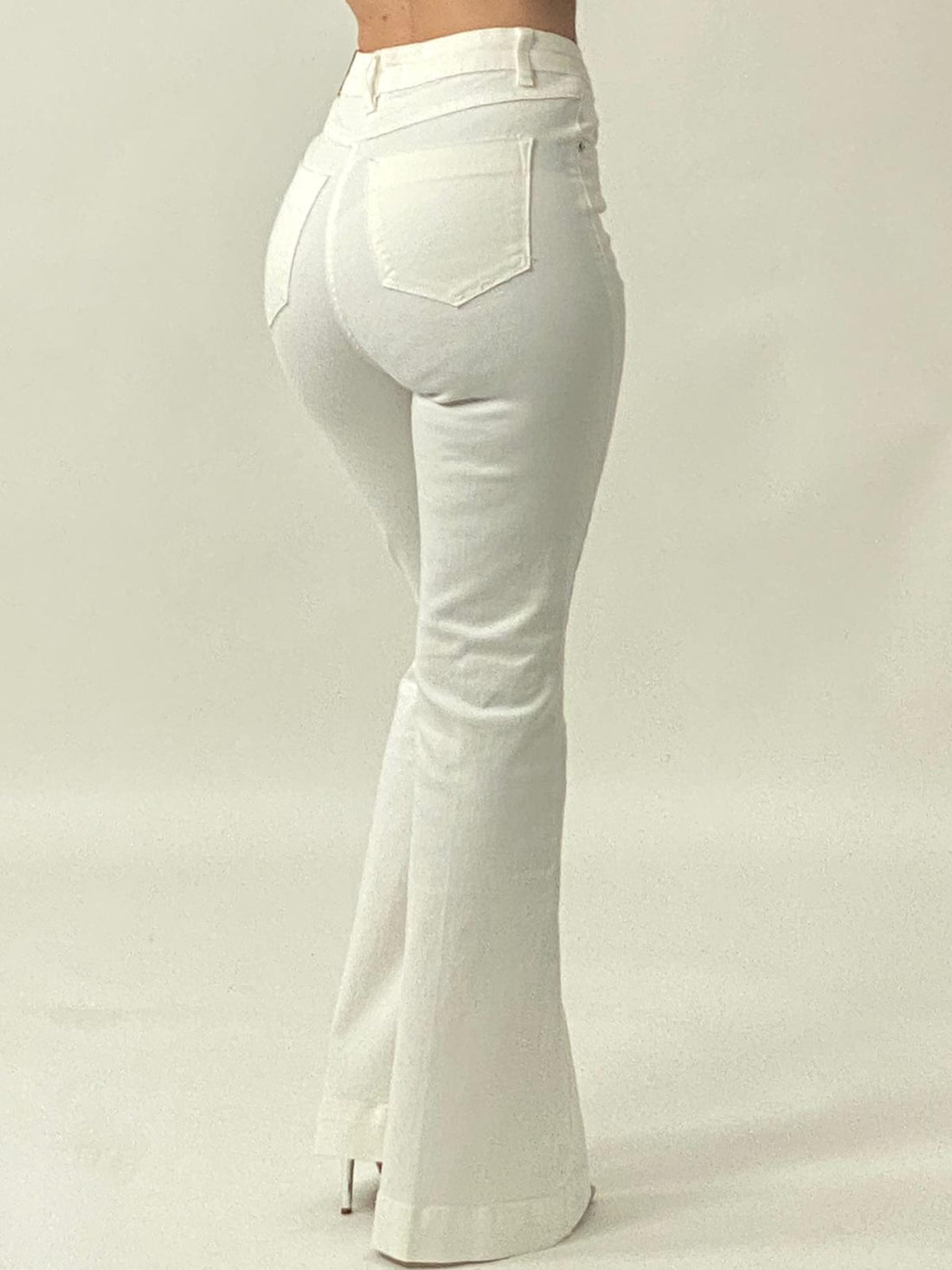 Jeans "Corinne" Bianco