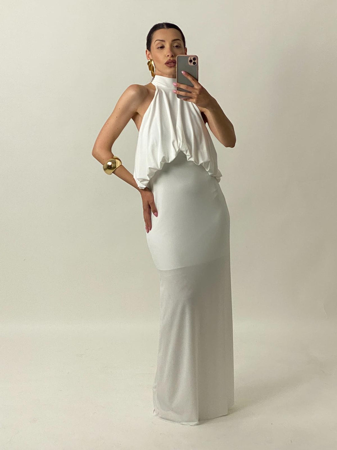 Abito "Odette" Bianco