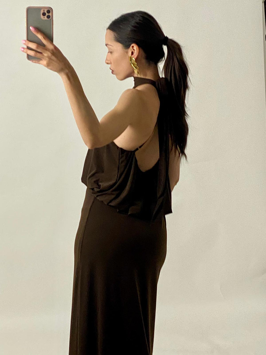 Abito "Odette" Marrone