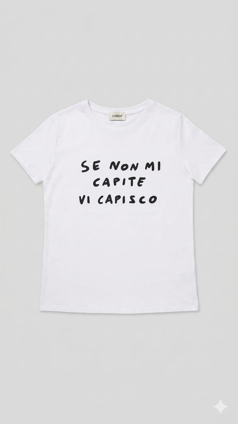 T-shirt "Se non mi capite mi capisco"