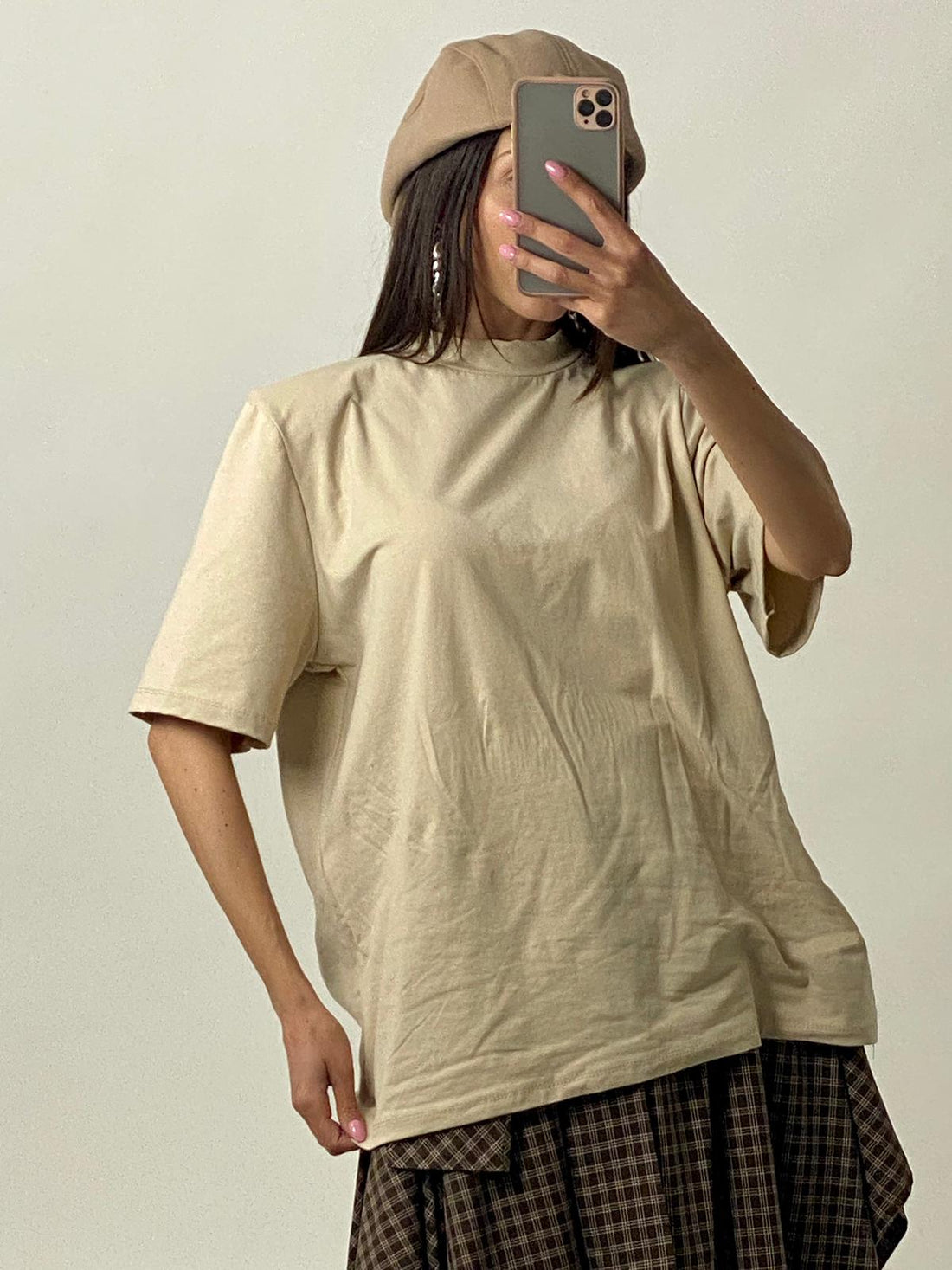 T-shirt "Power tee" Beige
