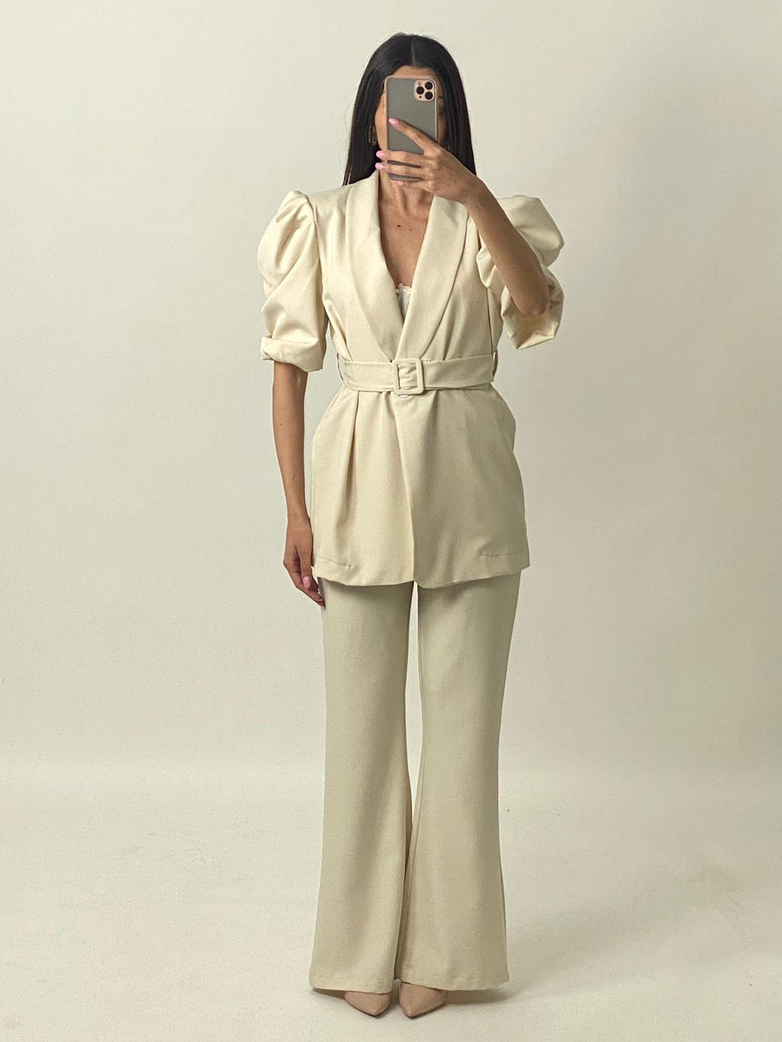 Coordinato "Mademoiselle" Beige