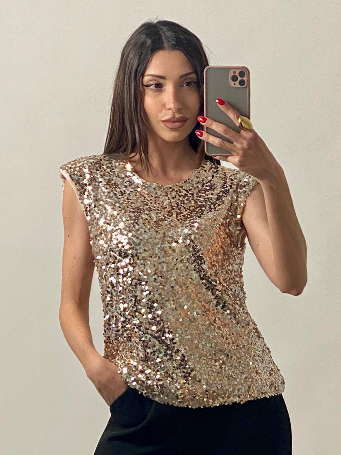 Top "Aurora" Oro