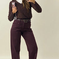 Jeans "Drop" Borgogna