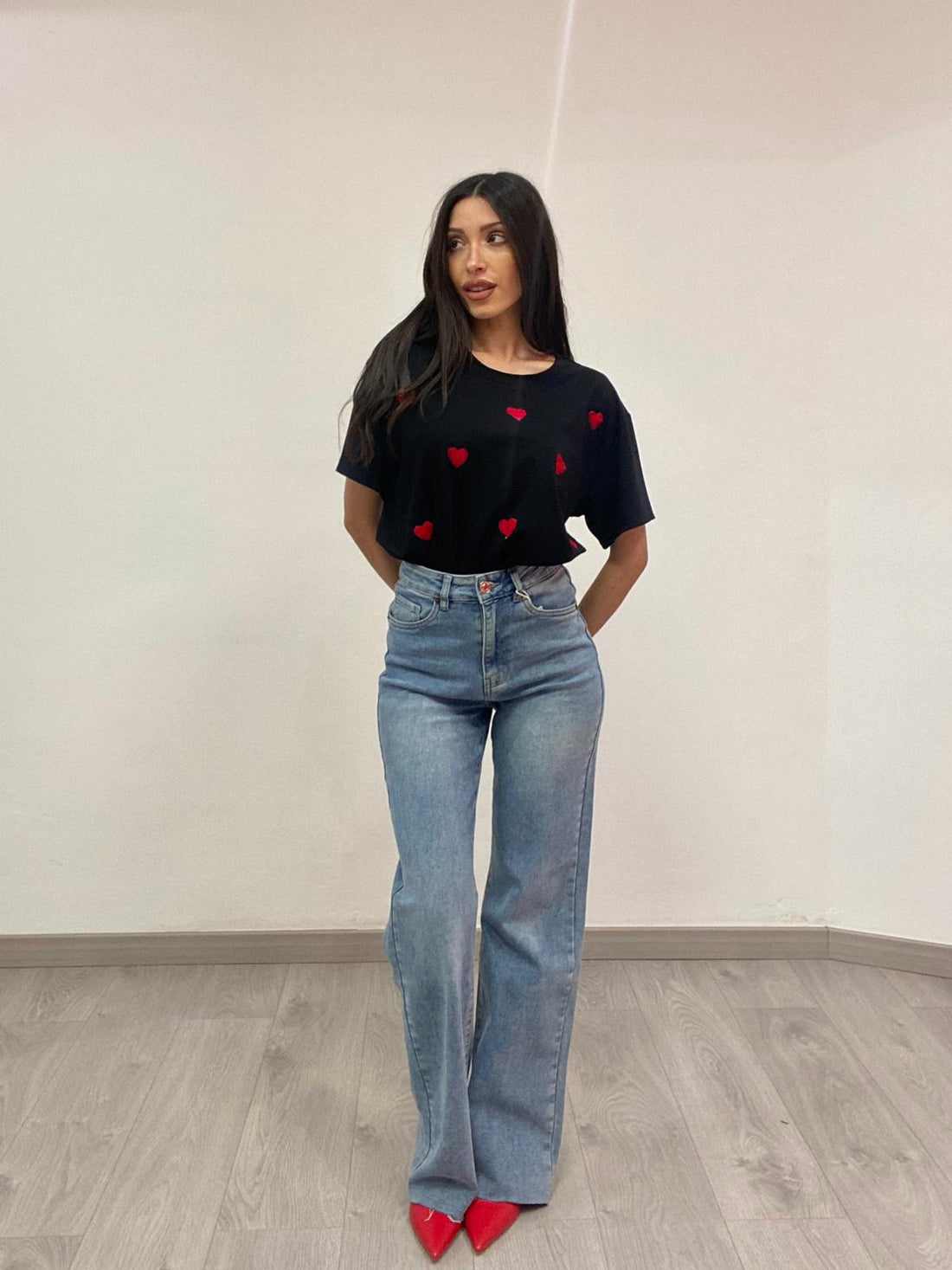 T-shirt "Romantica" Nera