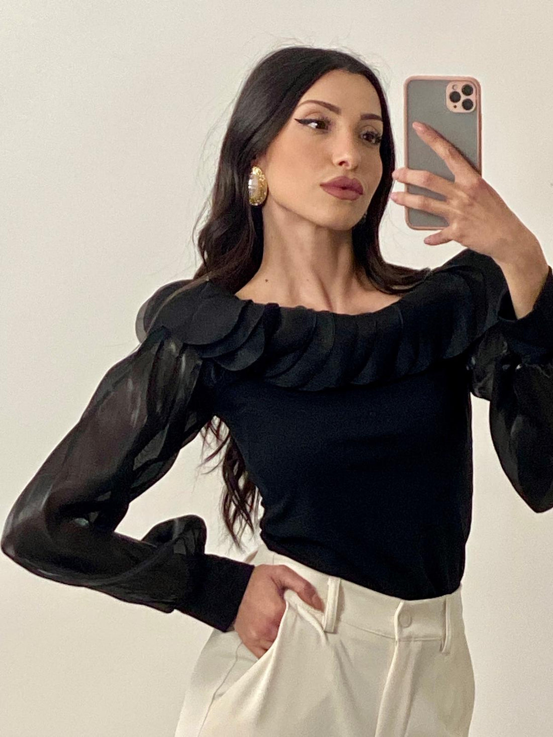 Maglia "Canvas" Nero