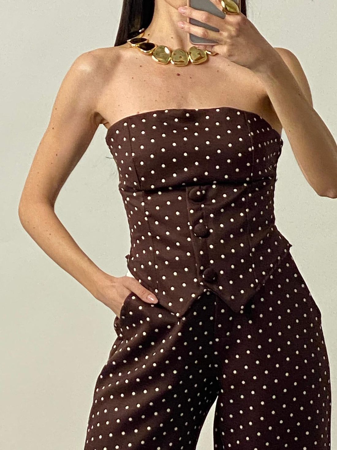 Tailleur "Dama" Marrone