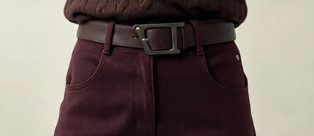 Jeans "Drop" Borgogna