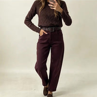 Jeans "Drop" Borgogna