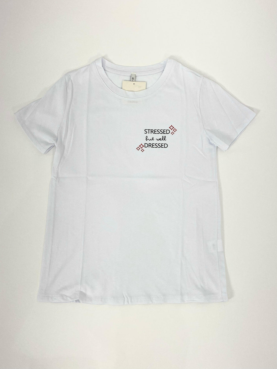 T-shirt "Stressed but well dressed"